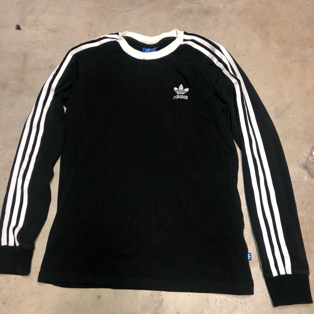 Adidas black long sleeve shirt